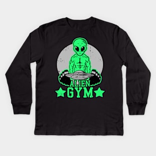 Alien Gym Kids Long Sleeve T-Shirt